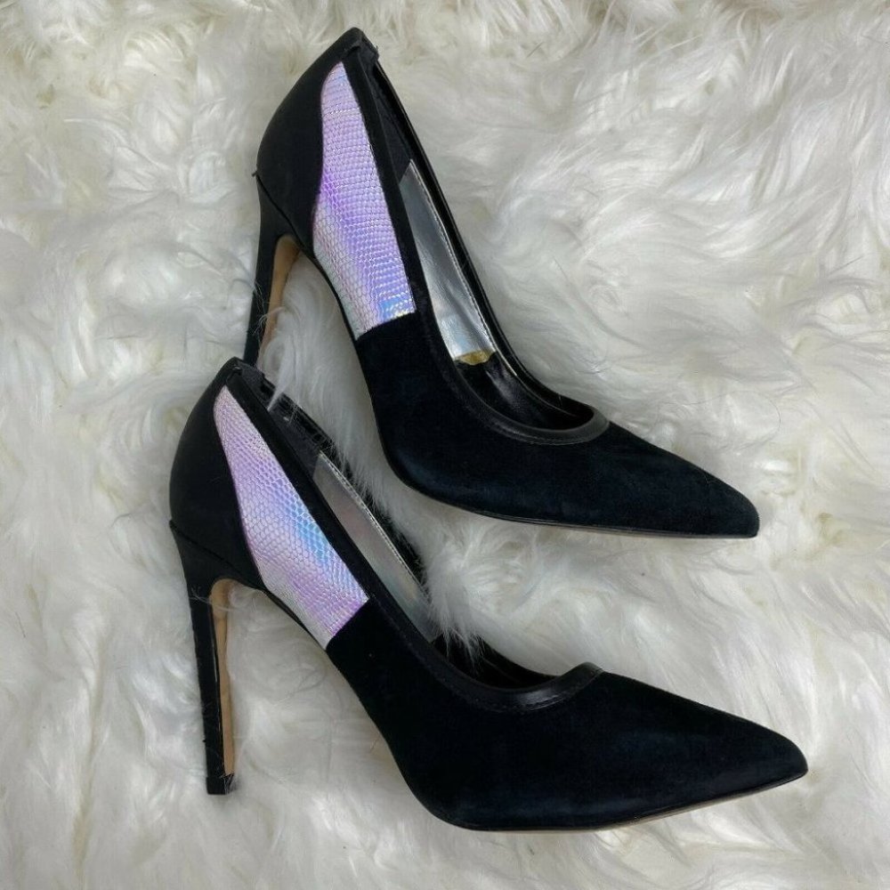 CIRCUS by Sam Edelman Black Iridescent Heels - Picture 3 of 5